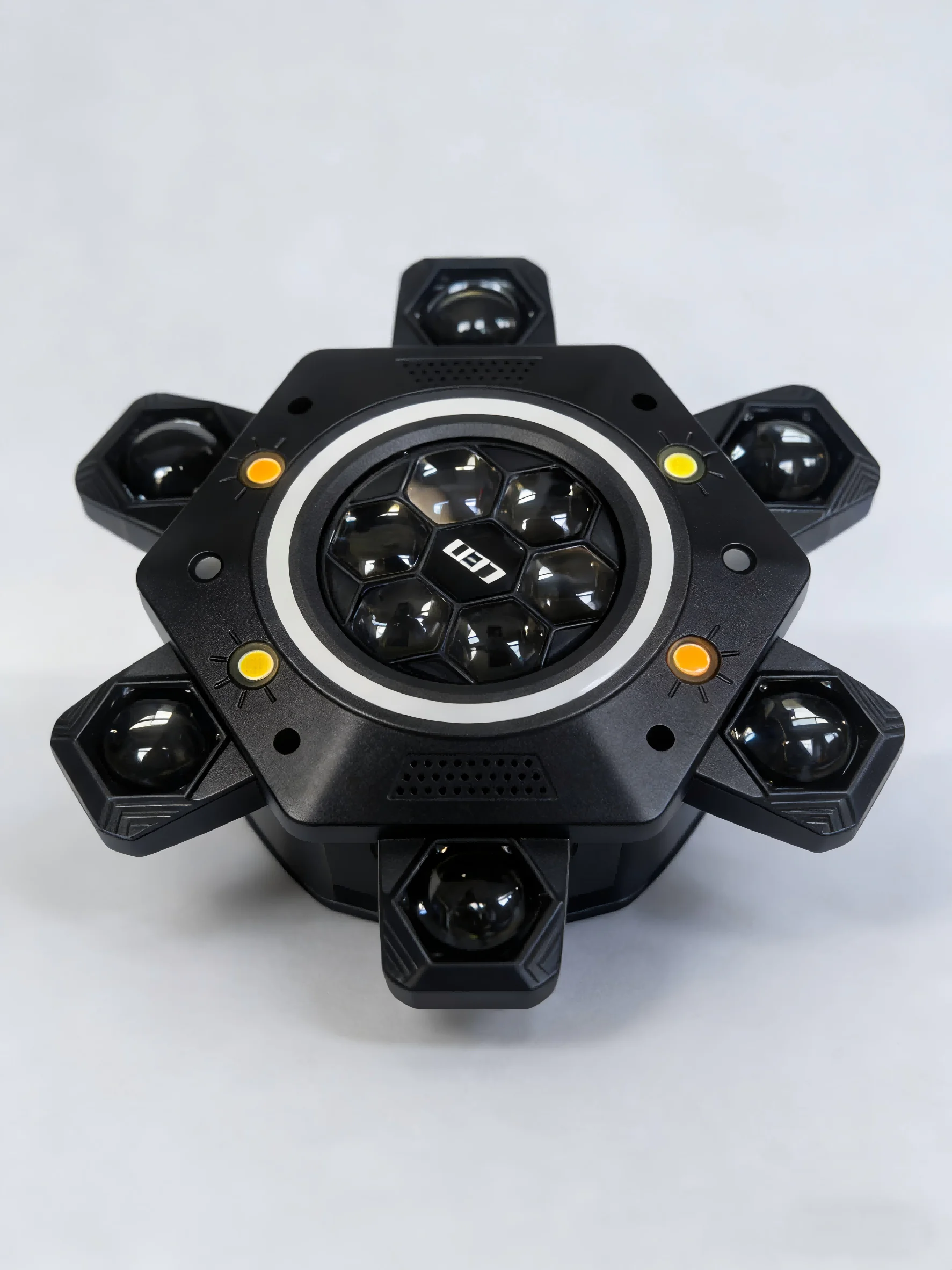 6-Arm Bee Eye LED Party Stage Light, Rotating Disco DJ Lighting for Bars, Weddings & KTV